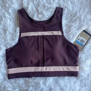 Size Medium Maroon New with Tags Nike Sports Bra Crop Top